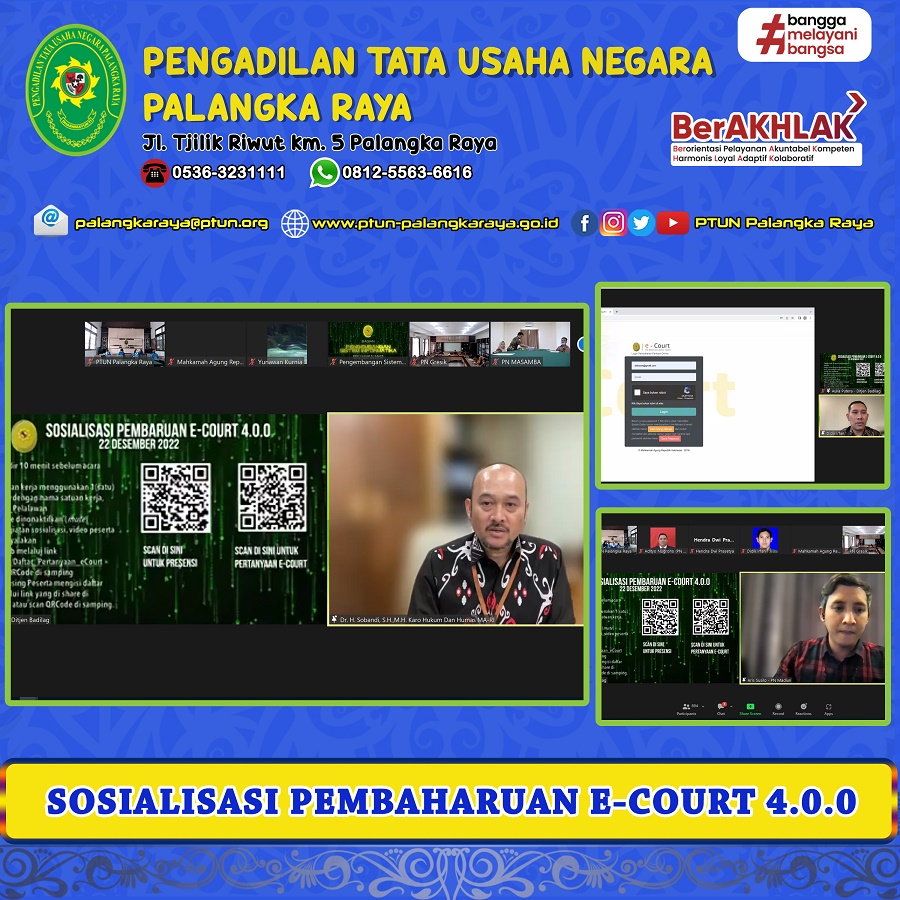 SOSIALISASI UPDATE ECOURT 4.0.0