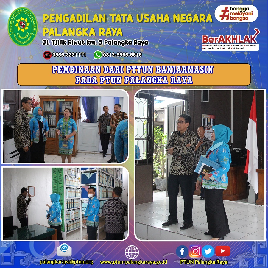 PEMBINAAN KETUA PTTUN BANJARMASIN