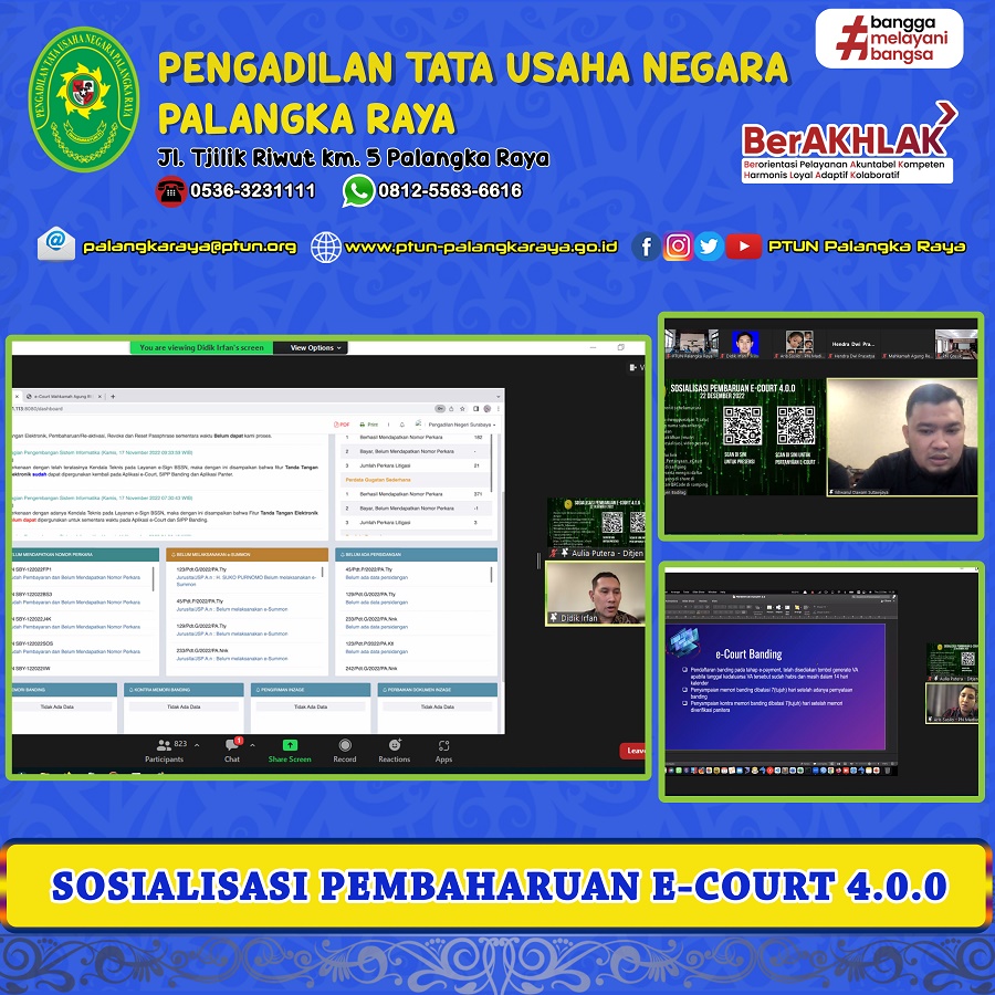 SOSIALISASI UPDATE ECOURT 4.0.0